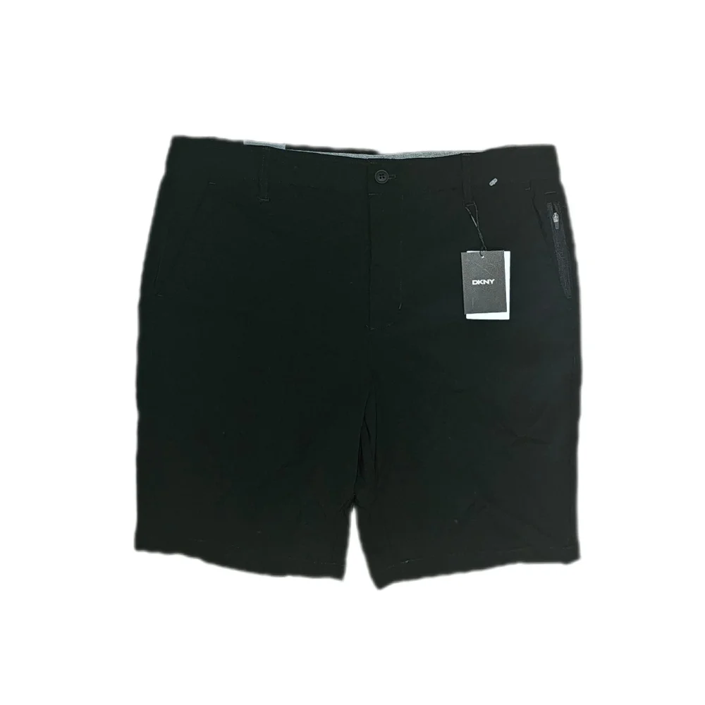 DKNY Essential Tech Men's Black Shorts, Size 36 - Picture 2 of 6